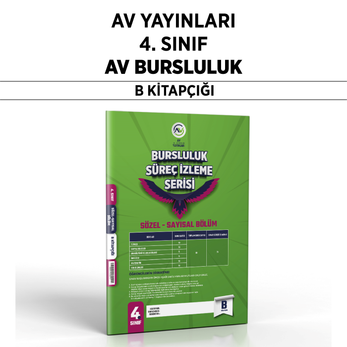 AV 04.SINIF BURSLULUK DENEME KLB SAY/SÖZ B -25-26